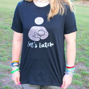 Let' Latch Breastfeeding Awareness T shirt